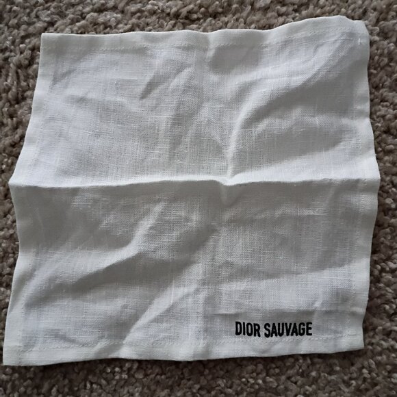 Dior sauvage linen square, 8x8 - Picture 1 of 1